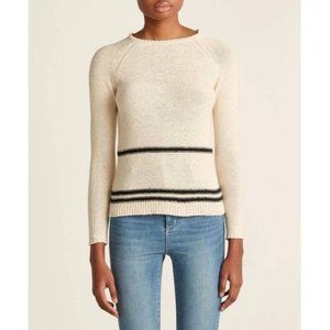 Magaschoni Beige Stripe Sweater
